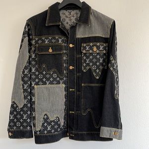 Louis Vuitton x Nigo Monogram Denim Workwear Jacket